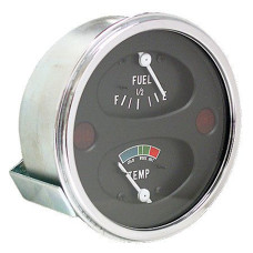 White Instrument Cluster Gauge - Negative Ground (OLS124)