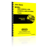 John Deere 4050 Tractor Operators Manual (0-005510) John Deere 4050 Tractor Operators Manual (0-005510)