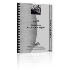 Witte B12, C15, C19 Engine Operators Manual Witte B12, C15, C19 Engine Operators Manual