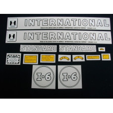 International Harvester I-6 Mylar Cut Decal Set (I166) International Harvester I-6 Mylar Cut Decal Set (I166)