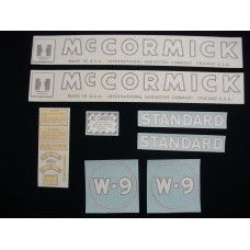 International Harvester W-9 Vinyl Cut Decal Set (VI142)