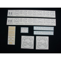 International Harvester Super W-6 Vinyl Cut Decal Set (VI153)