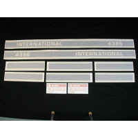 Farmall 4386 (black stripe) stripes & model only Vinyl Cut Decal Set (VI2001) Farmall 4386 (black stripe) stripes & model only Vinyl Cut Decal Set (VI2001)
