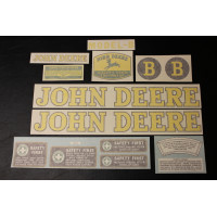 John Deere B early styled Vinyl Cut Decal Set (VJD112 ) John Deere B early styled Vinyl Cut Decal Set (VJD112 )